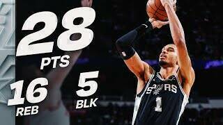 Victor Wembanyama - San Antonio Spurs - Houston Rockets