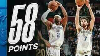 Shai Gilgeous-Alexander - Chet Holmgren - Oklahoma City Thunder - Cleveland Cavaliers