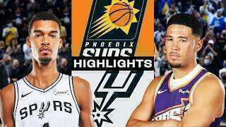 Victor Wembanyama - Stephon Castle - San Antonio Spurs - Phoenix Suns