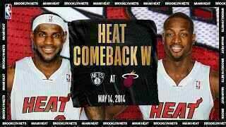 LeBron James - Dwyane Wade - Miami Heat - Brooklyn Nets
