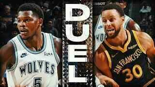 Anthony Edwards - Minnesota Timberwolves - Stephen Curry - Golden State Warriors