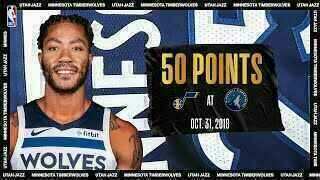 Derrick Rose - Minnesota Timberwolves - Utah Jazz