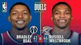 Bradley Beal - Washington Wizards - Russell Westbrook - Oklahoma City Thunder