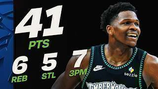 Anthony Edwards - Minnesota Timberwolves - Memphis Grizzlies