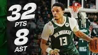 Ryan Rollins - Giannis Antetokounmpo - Milwaukee Bucks