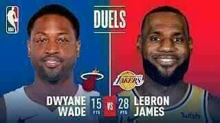 LeBron James - Los Angeles Lakers - Dwyane Wade - Miami Heat
