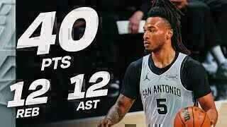 Stephon Castle - Victor Wembanyama - San Antonio Spurs - Dallas Mavericks