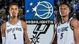 Victor Wembanyama - Dylan Harper - San Antonio Spurs - Orlando Magic