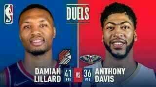 Damian Lillard - Portland Trail Blazers - Anthony Davis - New Orleans Pelicans