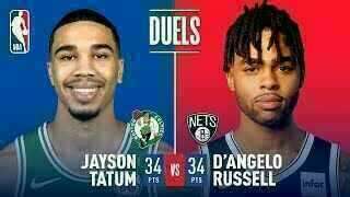 Jayson Tatum - Boston Celtics - D'Angelo Russell - Brooklyn Nets