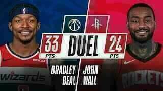 Bradley Beal - Washington Wizards - John Wall - Houston Rockets