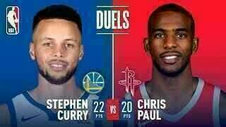 Stephen Curry - Golden State Warriors - Chris Paul - Houston Rockets