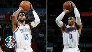 Russell Westbrook - Paul George - Steven Adams - Oklahoma City Thunder