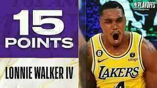 Lonnie Walker IV - LeBron James - Anthony Davis - Los Angeles Lakers