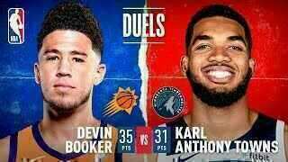 Devin Booker - Phoenix Suns - Karl-Anthony Towns - Minnesota Timberwolves