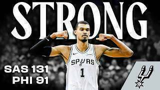 Victor Wembanyama - Dylan Harper - Devin Vassell - San Antonio Spurs - Philadelphia Sixers