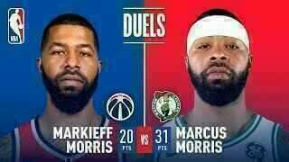 Marcus Morris - Boston Celtics - Markieff Morris - Washington Wizards