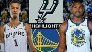 Victor Wembanyama - De'Aaron Fox - Keldon Johnson - San Antonio Spurs - Golden State Warriors