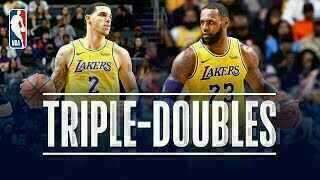 LeBron James - Lonzo Ball - Los Angeles Lakers