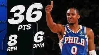 New York Knicks - Philadelphia Sixers - Tyrese Maxey - VJ Edgecombe