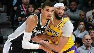 Victor Wembanyama - San Antonio Spurs - Anthony Davis - Los Angeles Lakers